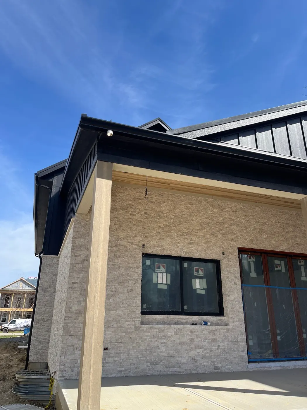 Commercial roof inspection documented in Wild Air