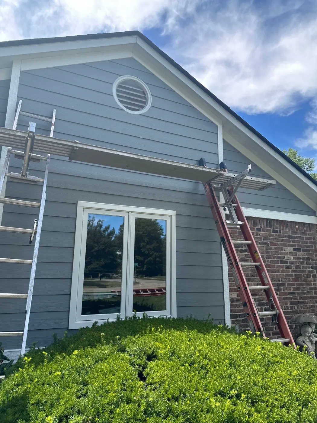 Tarping and dry-in on a Wild Air commercial roof